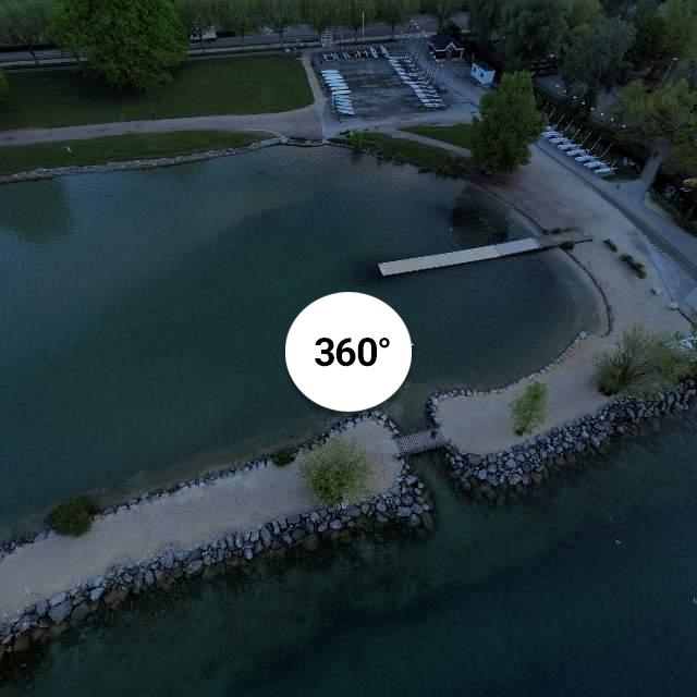 Vue 360° drone - Le Petit Port