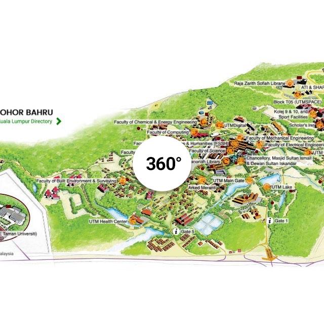 UTM Johor Bahru Campus Map