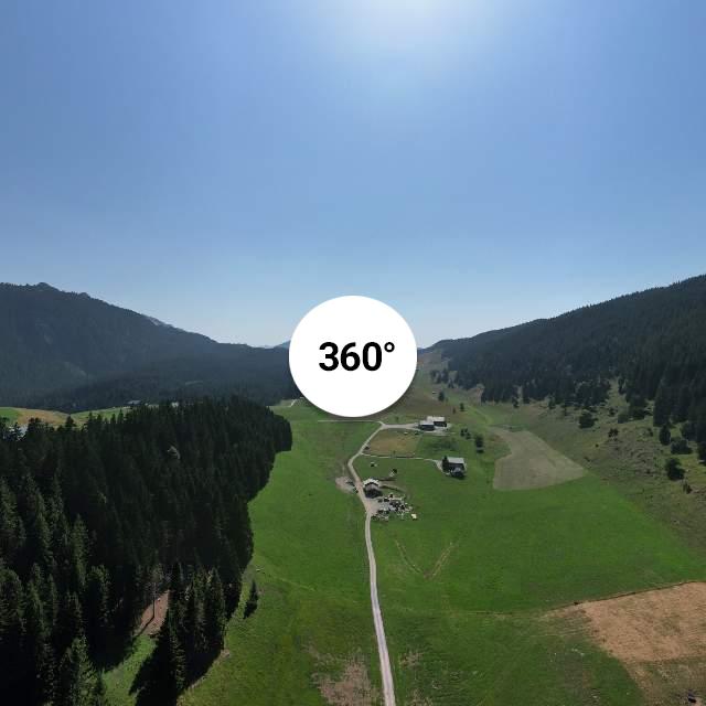 Vue 360° drone - La Combe