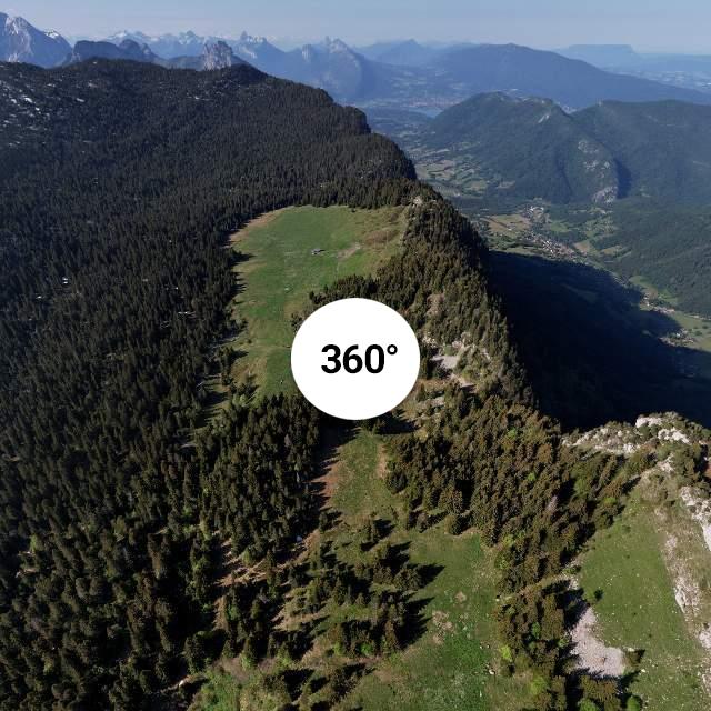 Vue 360° drone - Col du Pertuis