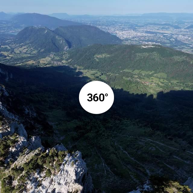 Vue 360° drone - Sentier du Pertuis