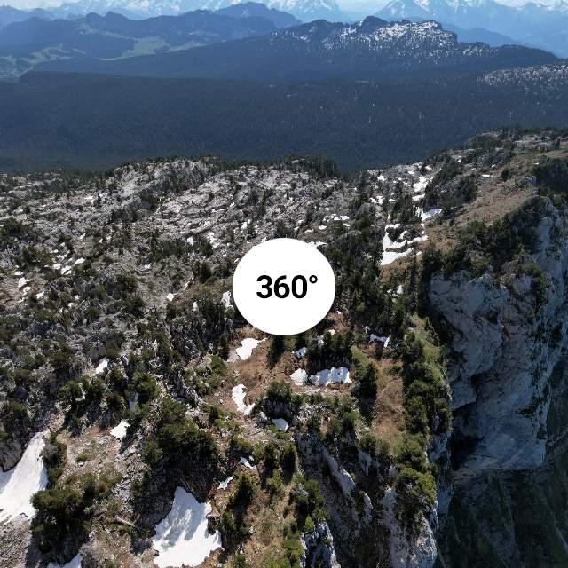 Vue 360° drone - Les Esserts