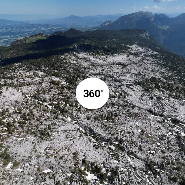 Vue 360° drone - Roc Troué